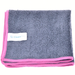 CleanPRO Ścierka z Microfibry 30x30 Ultra Soft Szaro/Czerwona 10szt. 404259