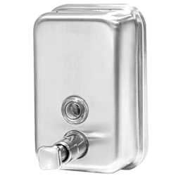 deClean Dozownik Stalowy 500ml do Mydła w Płynie HS160