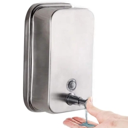 deClean Dozownik Stalowy 1000ml do Mydła w Płynie Matowy HS182