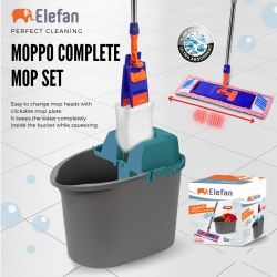 Elefan MOPPO Mop Plaski Power Komplet Kolor Czarny