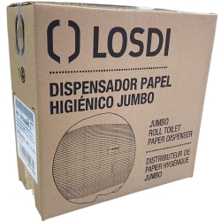 LOSDI Podajnik do Papieru Toaletowego Jumbo Kolor Czarny MATT ECO LUXE CP3006MT