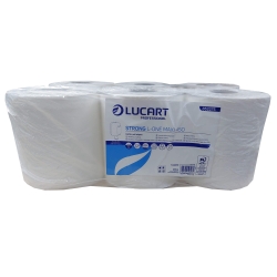 Lucart Strong Ręcznik Czyściwo w Roli  L-ONE Maxi 450 Centralnie Dozowane Celuloza 2W 158m 6 rolek