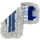 Mopatex CISNE Nakladka Bawełniana DUO Mop Płaski 40cm Kolor Biały + Paski  204562-03