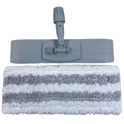 Mopatex CISNE Nakładka z Microfibry 40cm Antibacterial + Stelaż do Mopa 40cm Szary