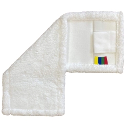 deClean Nakładka Mop Płaski DUO Kieszeniowy + Klips Microfibra 40 cm 100g HS415