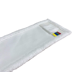 deClean Nakładka Mop Płaski DUO Kieszeniowy + Klips Microfibra 40 cm 100g HS415