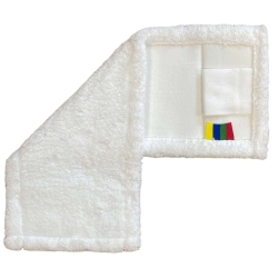 deClean Nakładka Mop Płaski DUO Kieszeniowy + Klips Microfibra 50 cm 100g HS415