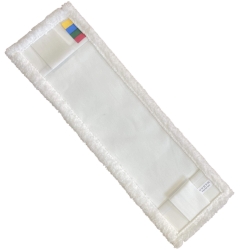 deClean Nakładka Mop Płaski DUO Kieszeniowy + Klips Microfibra 50 cm 100g HS415