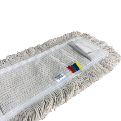 deClean Nakładka Mop Płaski DUO Kieszeniowy + Klips Bawełna 40cm 145g HS416