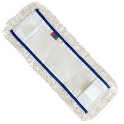 deClean Nakładka Mop Płaski DUO Kieszeniowy + Klips Bawełna 50cm 200g HS416