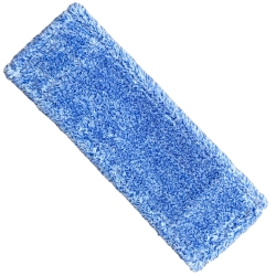 deClean Nakładka Mop Płaski DUO Kieszeniowy + Klips Microfibra Blue 40cm 95g HS418