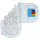 deClean Nakładka Mop Płaski DUO Kieszeniowy + Klips Bawełna 40cm HS456