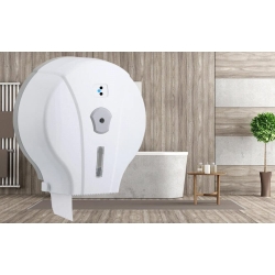 deClean Podajnik do Papieru Toaletowego Biały HS080