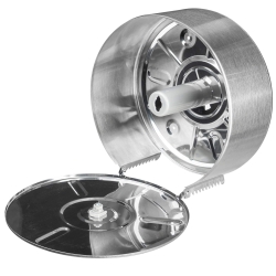 deClean Podajnik Stalowy do Papieru Toaletowego JUMBO HS151