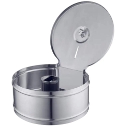 deClean Podajnik Stalowy do Papieru Toaletowego Jumbo Matowy HS180