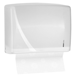 deClean Podajnik do Ręczników Papierowych Składanych Transparentny HS047W