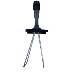 deClean Stelaż Płaski Kieszeniowy 40cm Ramka Metalowa Kolor Czarny HS362