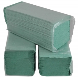 Ręczniki papierowe składane ZZ 4000szt. Zielone HS500